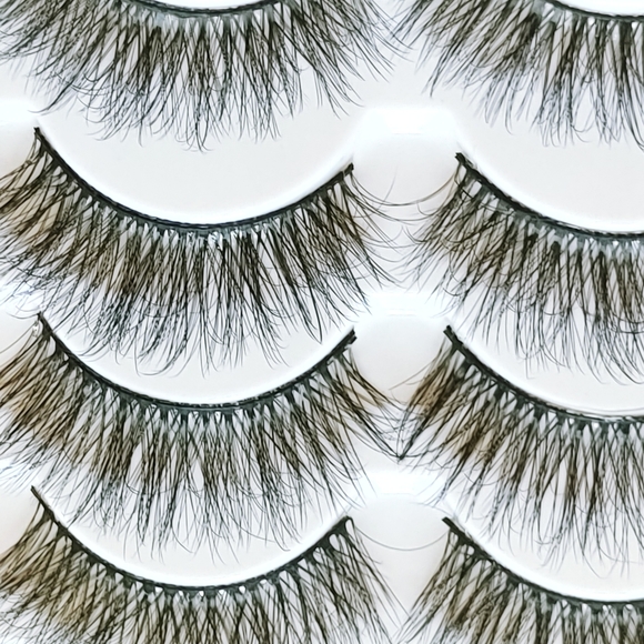 5 pairs mink Wispy Lashes - Picture 5 of 6